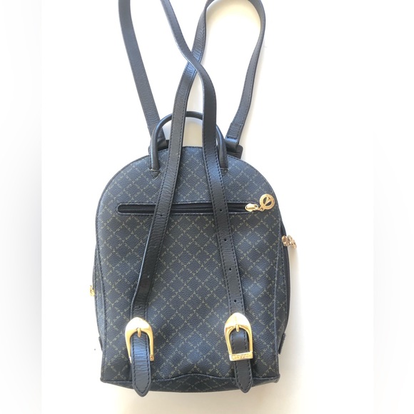 blue backpack leather vintage paris Sloan This Flanerie backpack features tote handles and padded back straps for carrying Men's Crazy Horse Leather Backpack